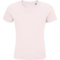 Tee-shirt personnalisable enfant coton organique bio Jersey 175 ROSE PÂLE