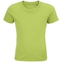 Tee-shirt personnalisable enfant coton organique bio Jersey 175 VERT POMME