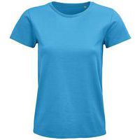 Tee-shirt personnalisable femme coton organique bio Jersey 175 AQUA