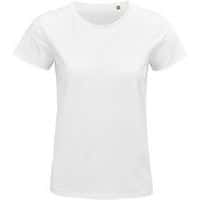 Tee-shirt personnalisable femme coton organique bio Jersey 175 BLANC