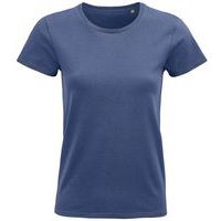Tee-shirt personnalisable femme coton organique bio Jersey 175 DENIM