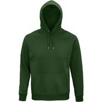 Sweat personnalisable à capuche coton organique bio VERT BOUTEILLE