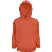 Sweat personnalisable enfant coton organique bio ORANGE BRULEE