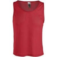 Chasuble personnalisable polyester ROUGE