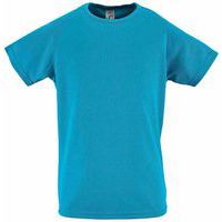 Tee-shirt personnalisable de sport enfant en polyester AQUA