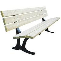 Banc Trianon longueur 180 cm en résineux naturel
