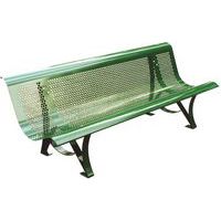 Banc métal Metro vert