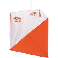 Balise course d'orientation, Coloris: Orange/blanc, Longueurs: 30 cm