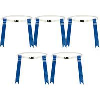 Ceinture flag football rouge - Lot de 5
