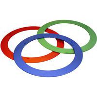3 anneaux de jonglage souples 32 cm - tanga sports