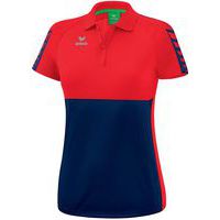 Polo femme - Erima - Six Wings navy/rouge