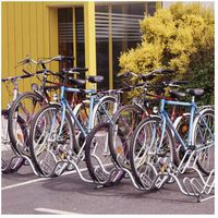 Ratelier vélos double niveaux - 9 places - Mottez