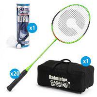 Kit badminton raquettes massive 4+ Casal Sport Lot de 20