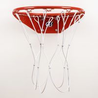 Filet De Cerceau Basket 17 Pouces + Pompe à Balle - Ensemble Blanc Polyester - Occasion
