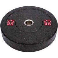 Disque Bumper, Poids: 25 kg, Alésage Ø: 51 mm, Matériau: Acier, Type de matériel de musculation: Disque