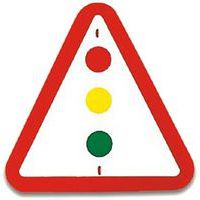 Panneau de signalisation- Feu tricolore