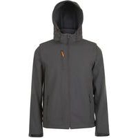 Veste Softshell Sol's manches amovibles Anthracite
