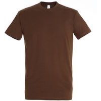 Tee-shirt personnalisable active 190g adulte chocolat