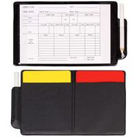 RTUOHUIN Kit Arbitre Football Complet - Cartons Rouge/Jaune PVC, Sifflet Pro, Porte-Cartons, Carnet Scores, Pochette Tactique