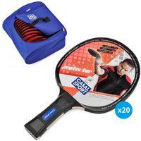 Ensemble Tennis De Table Enfant - 2 Raquettes Et 3 Balles, Eazyonlineshop
