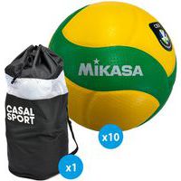 Lot 10 ballons volley - Mikasa - V200W CEV