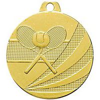 Médaille - tennis - or - 40 mm