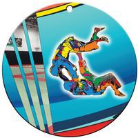 Médaille céramique - judo - 70mm