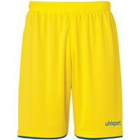 Short Club Enfant - Uhlsport - Jaune Citron/Azur