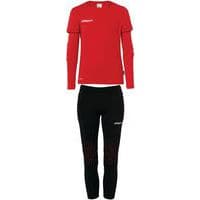 Set maillot et pantalon gardien de foot Enfant - Uhlsport - Save Rouge/Noir