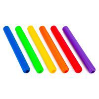 Visiodirect Bâton De Relais PVC – 30 Cm, Diamètre 38 Mm, Conforme IAAF – Rouge