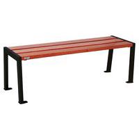 Banquette Silaos acier et bois - Procity