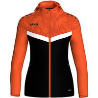 Veste à capuche femme Iconic noir/orange Jako