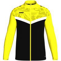 Veste de survêtement polyester Iconic noir/jaune Jako