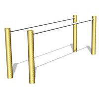 Barres paralleles - scellement direct