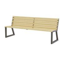 Banc H24 avec dossier