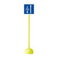 Panneau signalisation double sens vélo