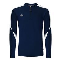 Sweat 1/2 zip compo Eldera bleu foncé/blanc