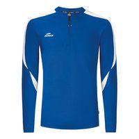 Sweat 1/2 zip compo Eldera bleu/blanc
