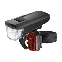 Eclairage vélo Noble Set avant arrière rechargeable USB