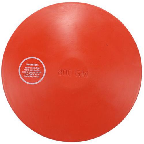 Disque d'athlétisme à lancer caoutchouc Casal Sport School