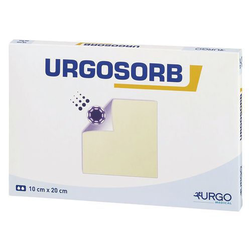 Lot de 10 compresses hémostatique boite 10x10cm-Urgo