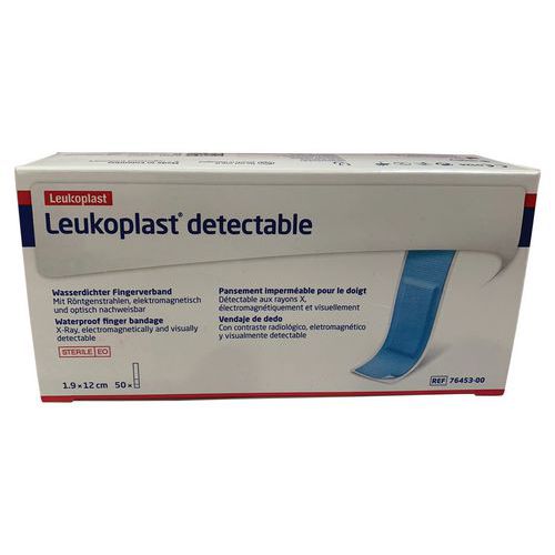 Lot de 50 pansements stériles, détéctables rayon X 1,9x12 cm en boite-BSN Medical