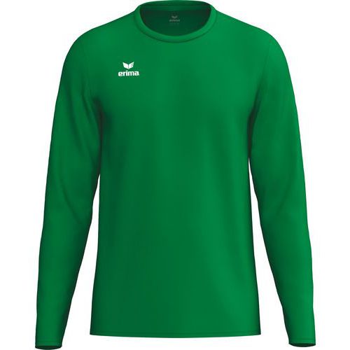 Maillot de sport manches longues vert Intro Erima
