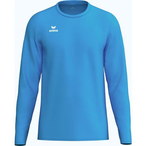 Maillot de sport enfant manches longues bleu curaçao Intro Erima
