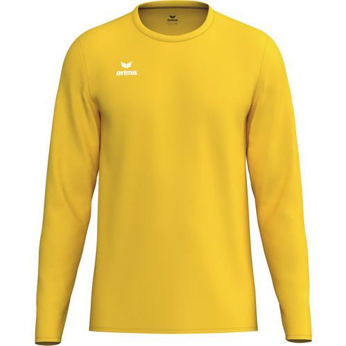 Maillot de sport manches longues jaune Intro Erima