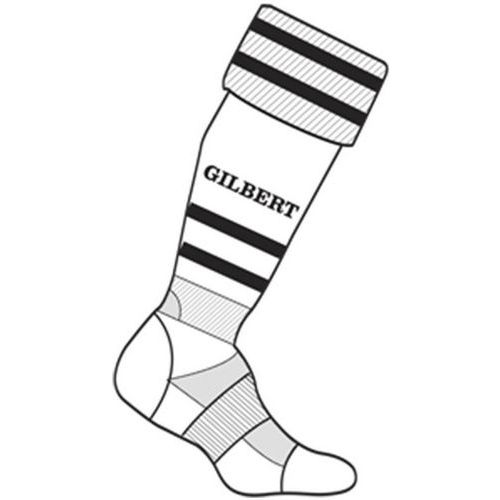 Chaussettes training Gilbert blanc / noir