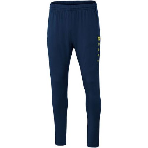 Pantalon d'entraînement de foot - Jako - Premium Bleu marine/Jaune fluo
