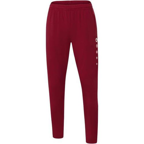 Pantalon d'entraînement de foot femme - Jako - Premium Rouge bordeaux