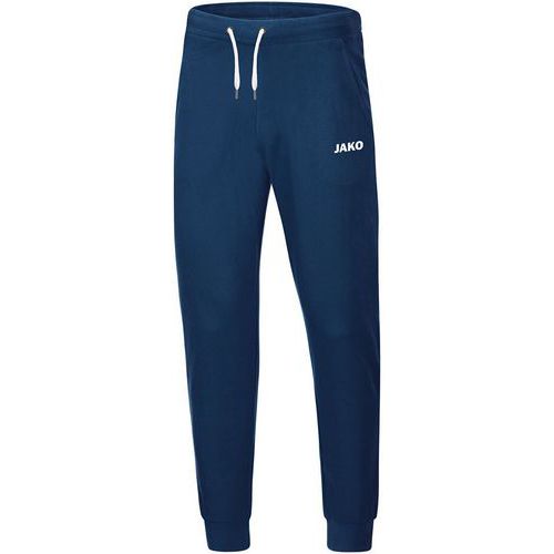 Pantalon jogging avec bord-côtes aux chevilles - Jako - Base Bleu marine