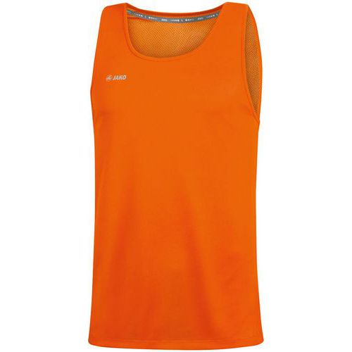 Tank Top running sans manche - Jako - Run 2.0 Orange fluo